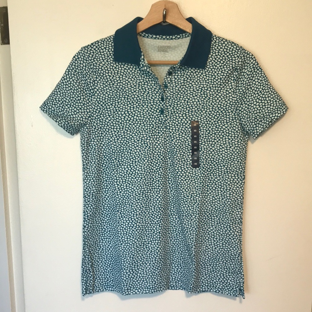 NEW Lands End Polo Shirt
